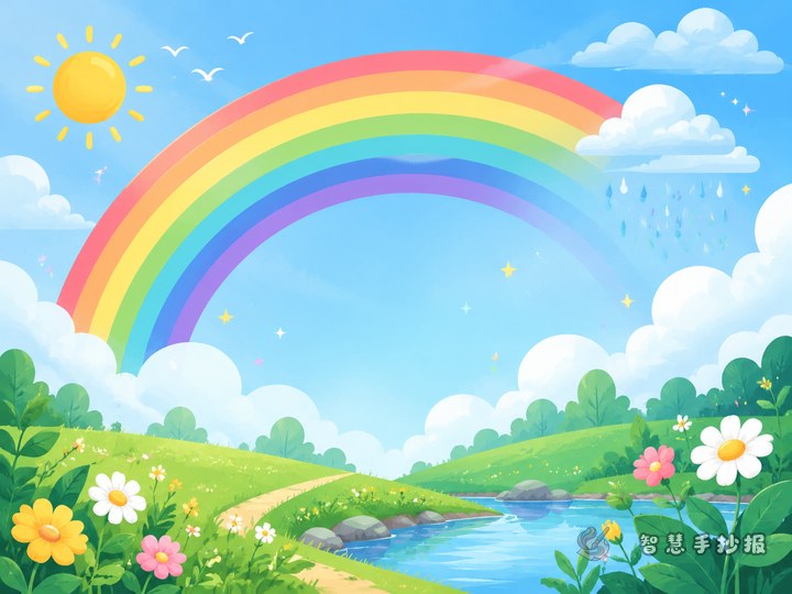 What to Put in a Rainbow-Themed Handwritten Poster - Sketch Topic Cover