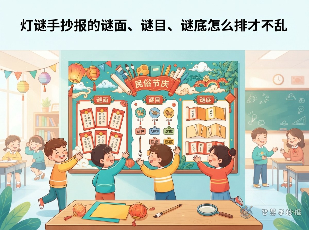 How to Arrange the Riddle, Hint, and Answer on a Lantern Riddle Poster - Poster topic cover image