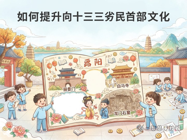 洛阳古都手抄报怎样突出十三朝都城文化 - 相关内容封面