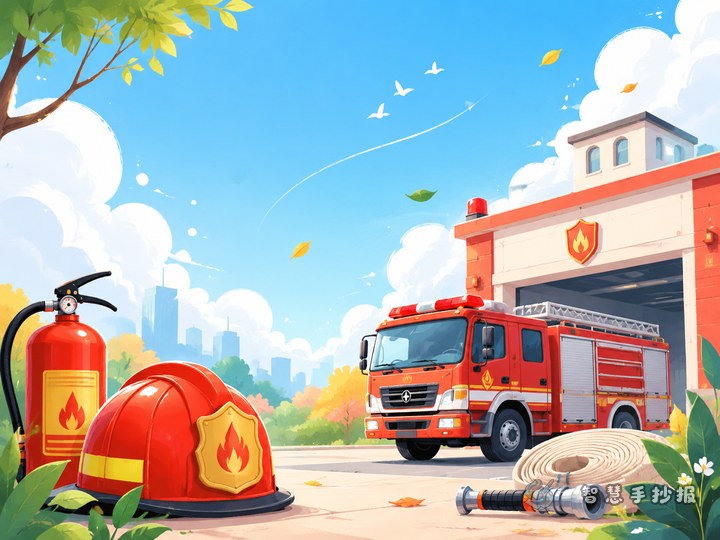 消防员的一天手抄报可以写哪些内容 - 手抄报专题封面