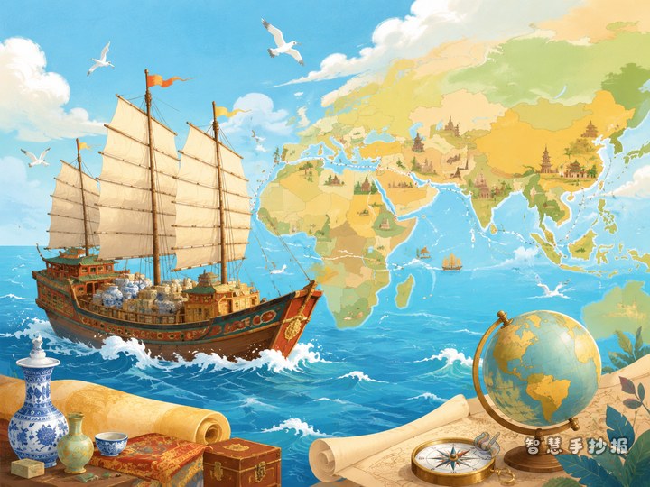 How to Make a Handwritten Newspaper About Where Ancient Merchant Ships Carried Chinese Goods - Related topic thumbnail