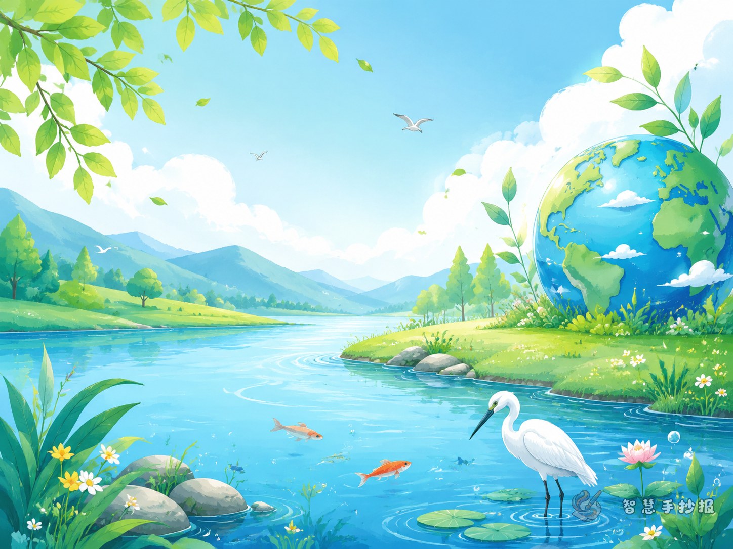 What to Write in a Rivers and Lakes Ecological Protection Poster - Poster topic cover image