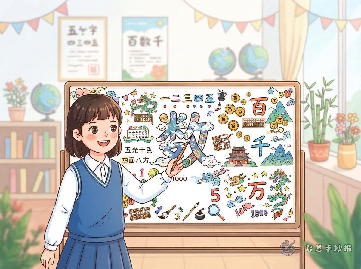 What to Put on a Handwritten Poster About Number Characters in Chinese - Poster topic cover image