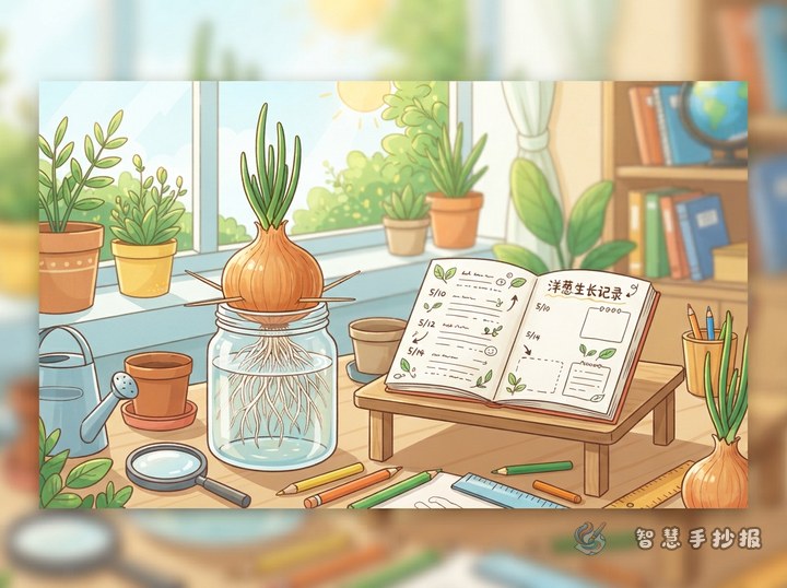 How to Make a Hydroponic Onion Observation Poster With a Root-Growth Record Chart - Related topic thumbnail