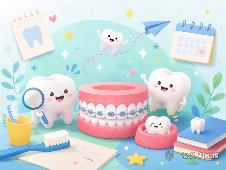 How to Design a Handwritten Poster About Tooth Shedding and Braces - Related topic thumbnail