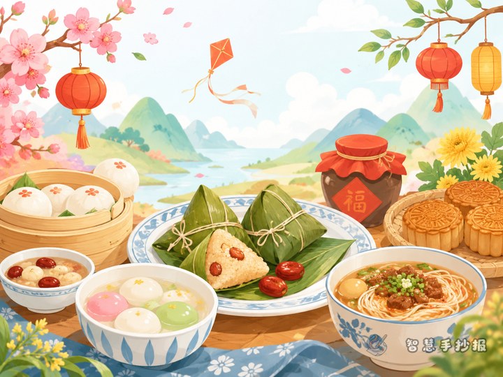 家乡节日美食手抄报可以写哪些内容？ - 相关内容封面