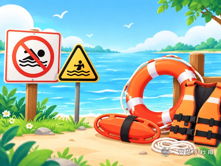 How to Draw Safety Signs and Rescue Equipment on a Drowning Prevention Poster - Related topic thumbnail