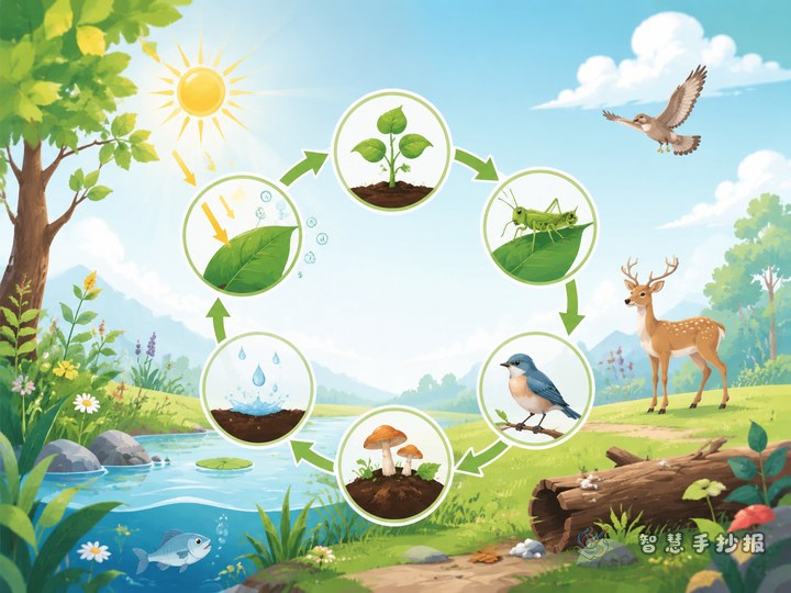 What Should an Ecological Cycle Handwritten Newspaper Include? A Clear Layout from Photosynthesis to the Food Chain - Related topic thumbnail