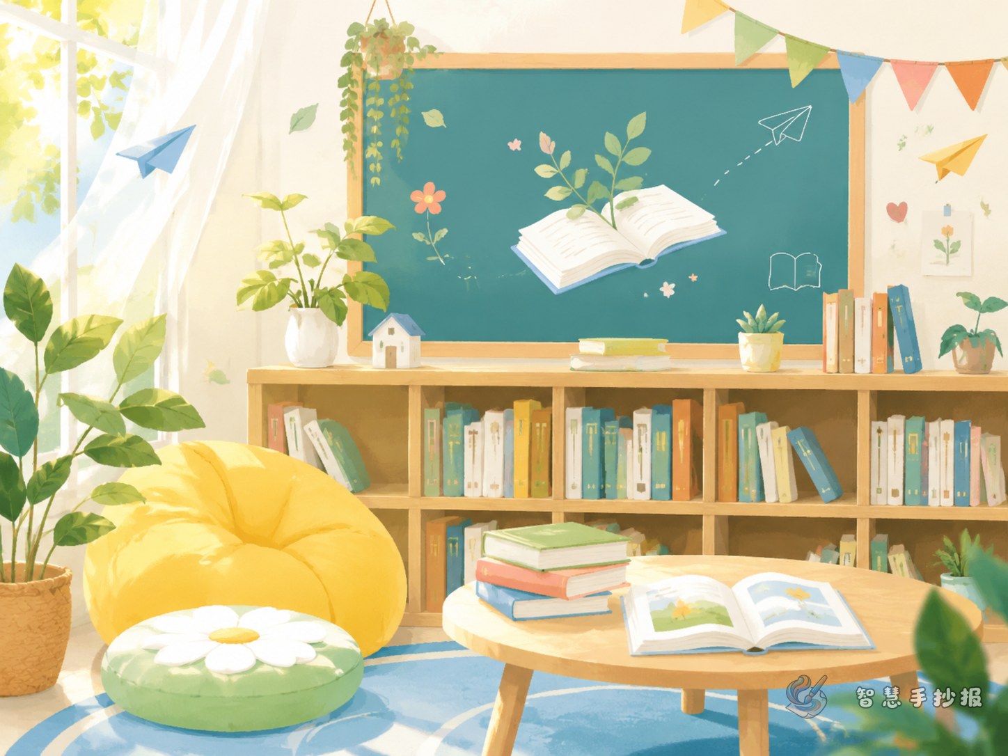 How to Make a Class Reading Corner Handwritten Newspaper with Both a Literary Feel and Class Spirit - Poster topic cover image