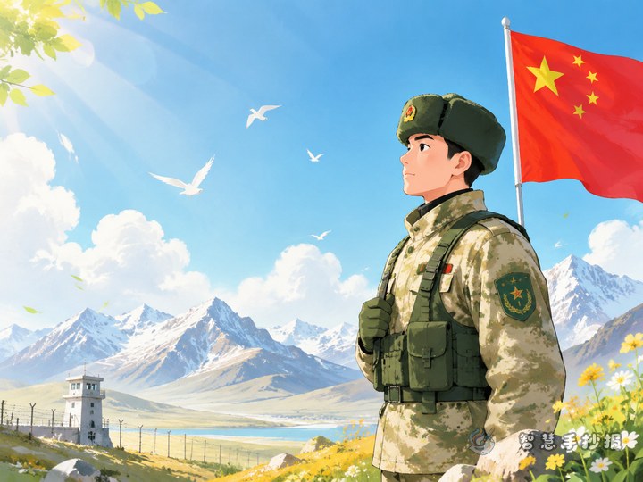 What can I write in a handwritten poster about the border soldiers in my heart? - Related topic thumbnail