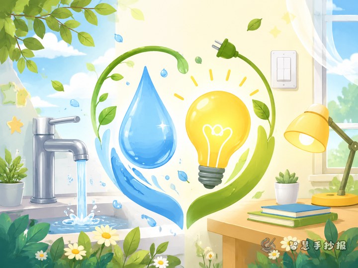 How to Design a Save Water and Electricity Poster for One Day - Preview of Water and Electricity Conservation Handwritten Newspaper series