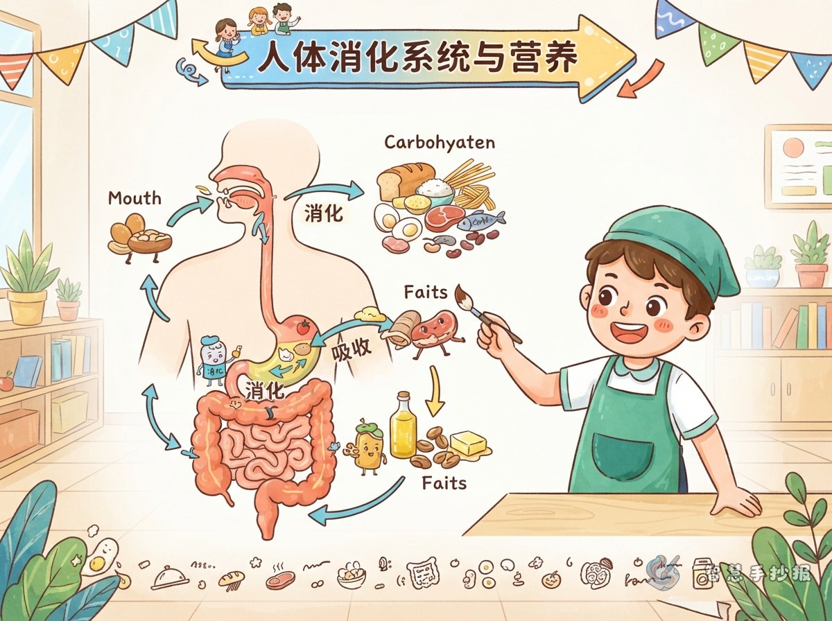 How Are the Three Main Nutrients Absorbed by the Body? Poster Ideas - Poster topic cover image