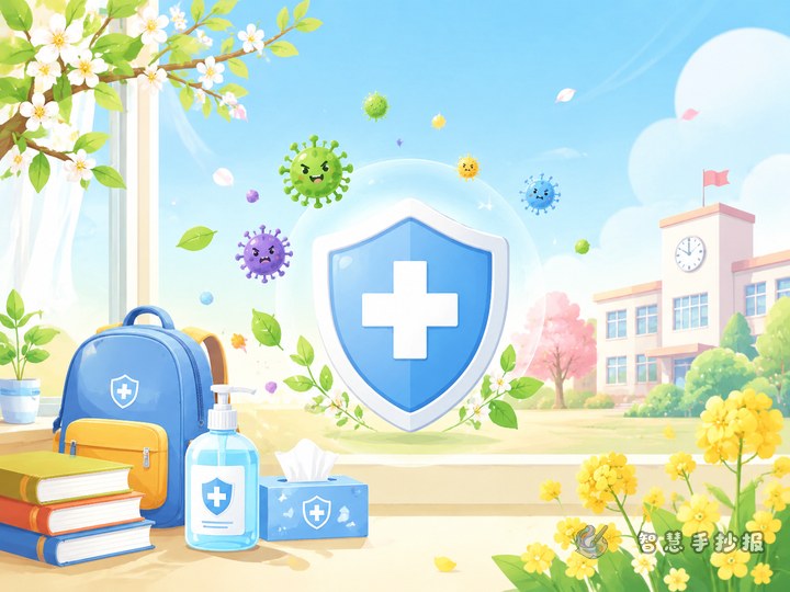 What should a spring infectious disease prevention handout include to be useful? - Sketch Topic Cover