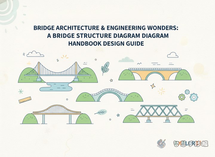 How to Design a Bridge Structure Poster for a Higher Score - Poster line art preview