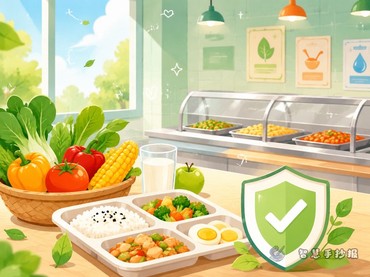 学校食堂食品安全手抄报写什么更实用 - 相关内容封面