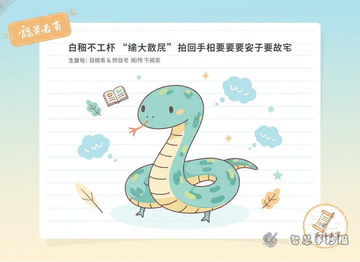 画蛇添足手抄报怎么排版才好看又好写 - 相关内容封面