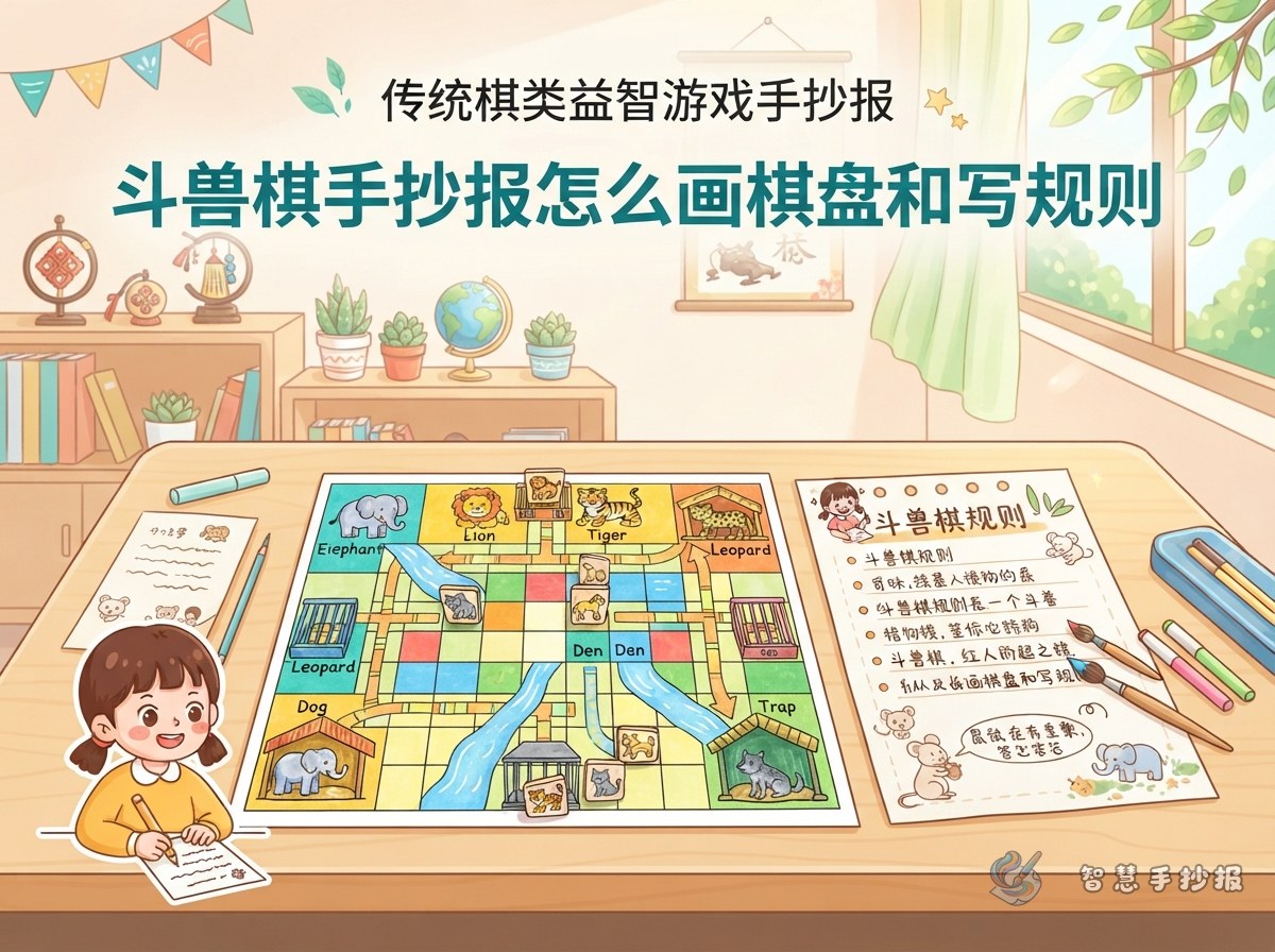 How to Make a Dou Shou Qi Poster: Board, Rules and Content Ideas - Poster topic cover image