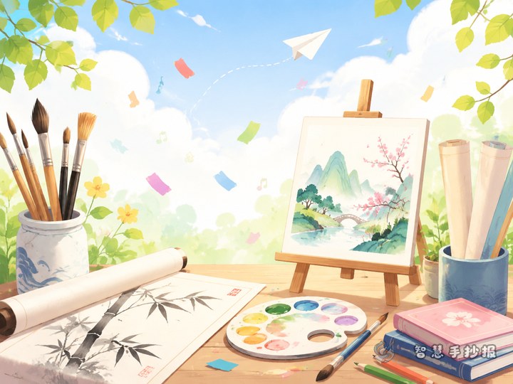 How to choose an eye-catching title for a school art festival calligraphy and painting exhibition newspaper - Related topic thumbnail