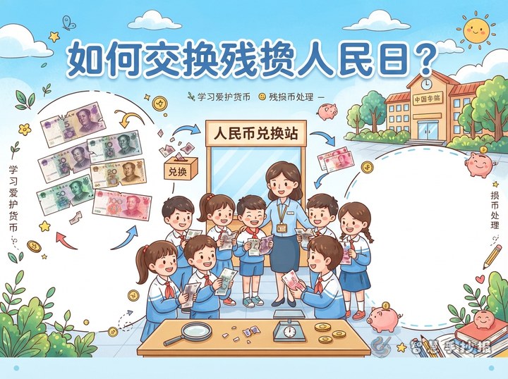 残损人民币如何兑换？手抄报这样写 - 相关内容封面