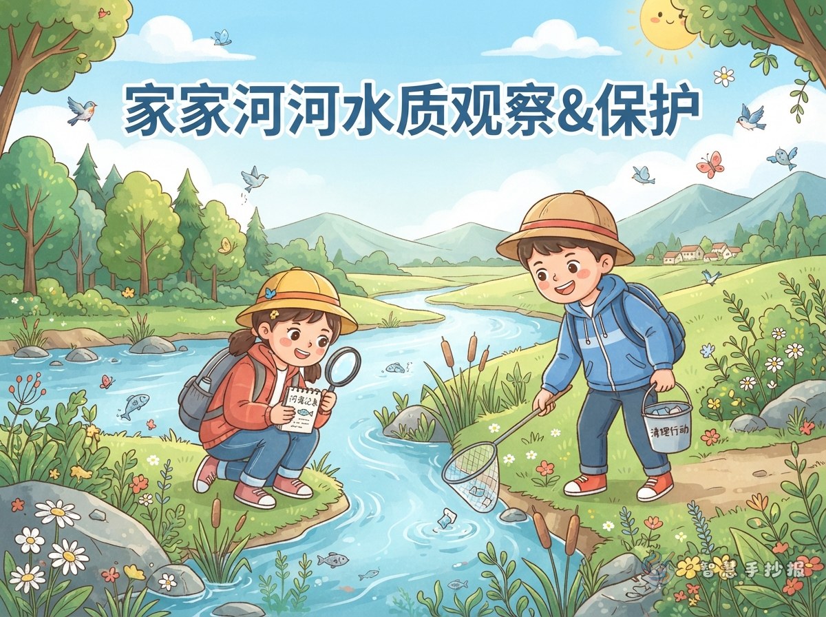 How to Make a Local River Observation Poster: From Riverbank Notes to Action - Poster topic cover image