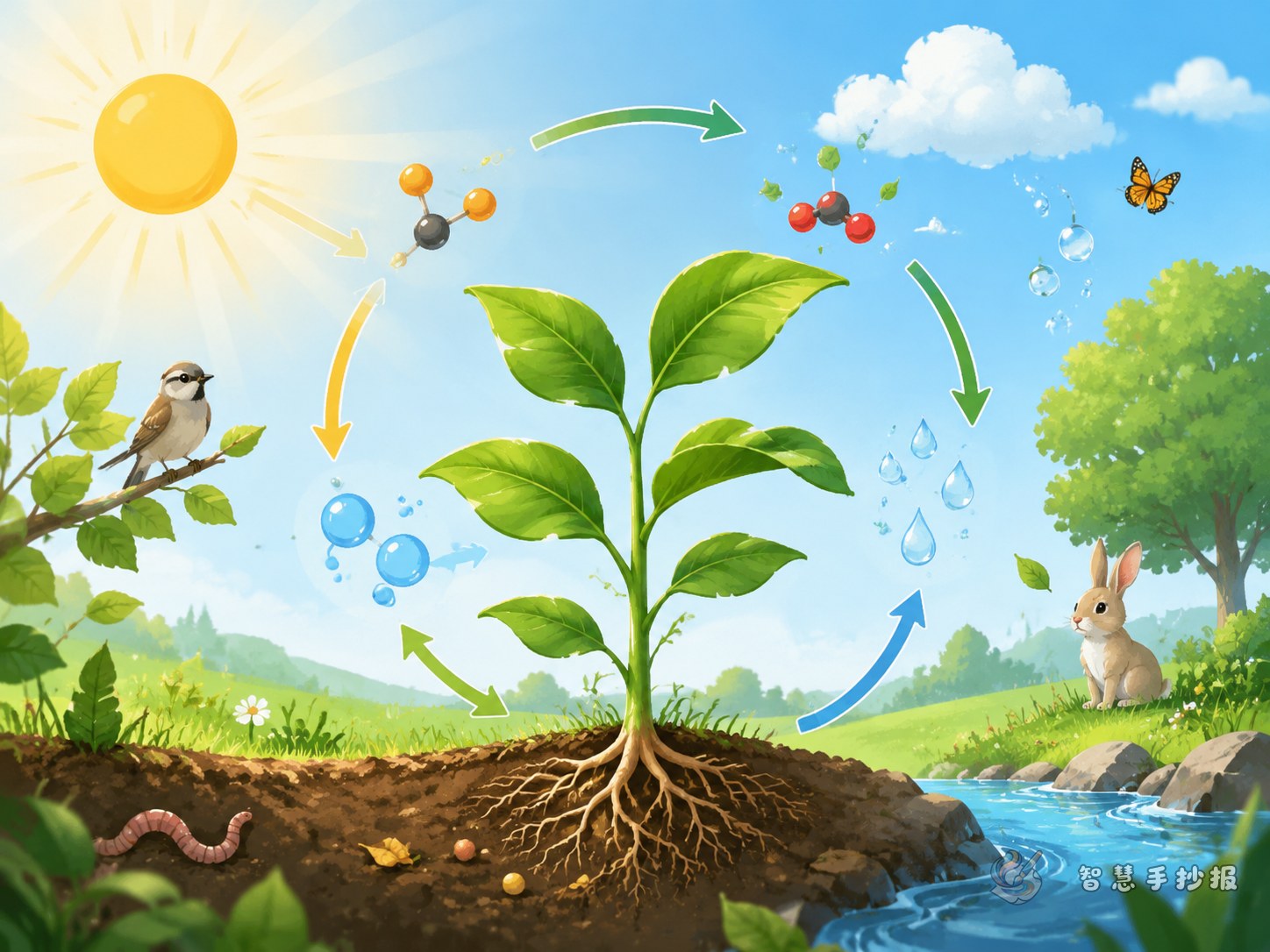 What Can I Write in a Handwritten Newspaper About How Plants Join Ecological Cycles? - Poster topic cover image