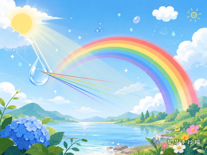 How to Make a Handwritten Newspaper About Why Rainbows Appear - Related topic thumbnail
