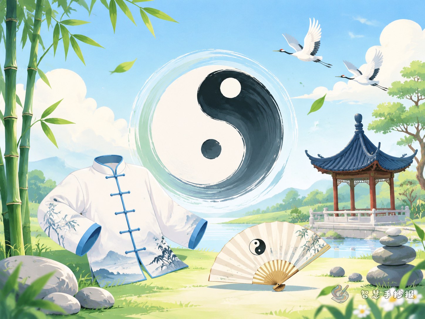 What to Write in a Tai Chi Handwritten Newspaper - Poster topic cover image