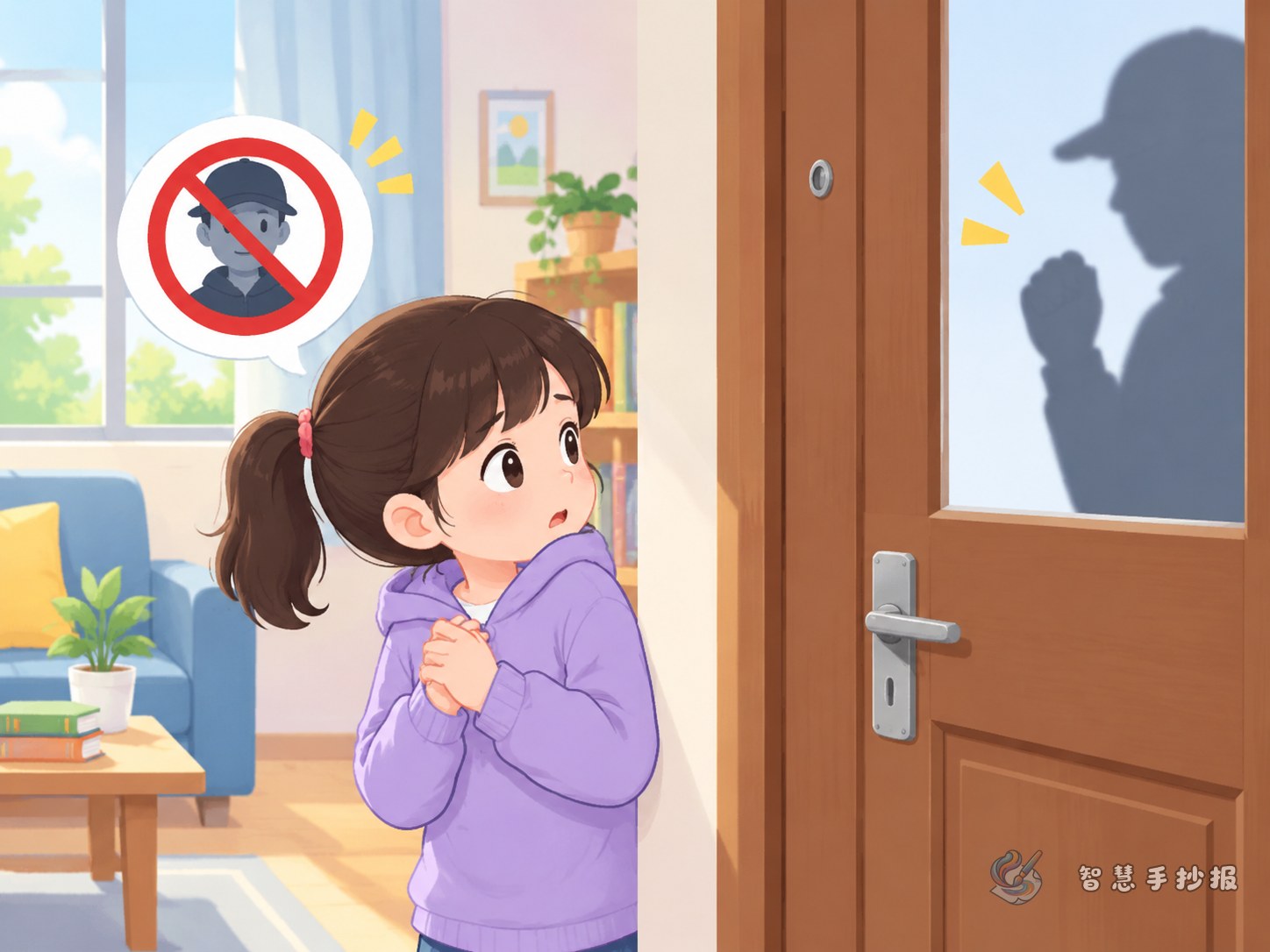 What to Do When Someone Knocks While You're Home Alone: Poster Ideas and Layout - Poster topic cover image