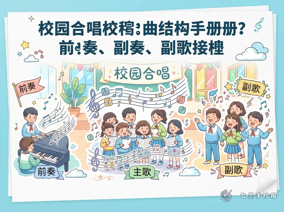 How to Make a School Choir Song-Structure Poster - Poster topic cover image