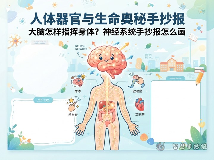 How Does the Brain Control the Body? Nervous System Poster - Related topic thumbnail