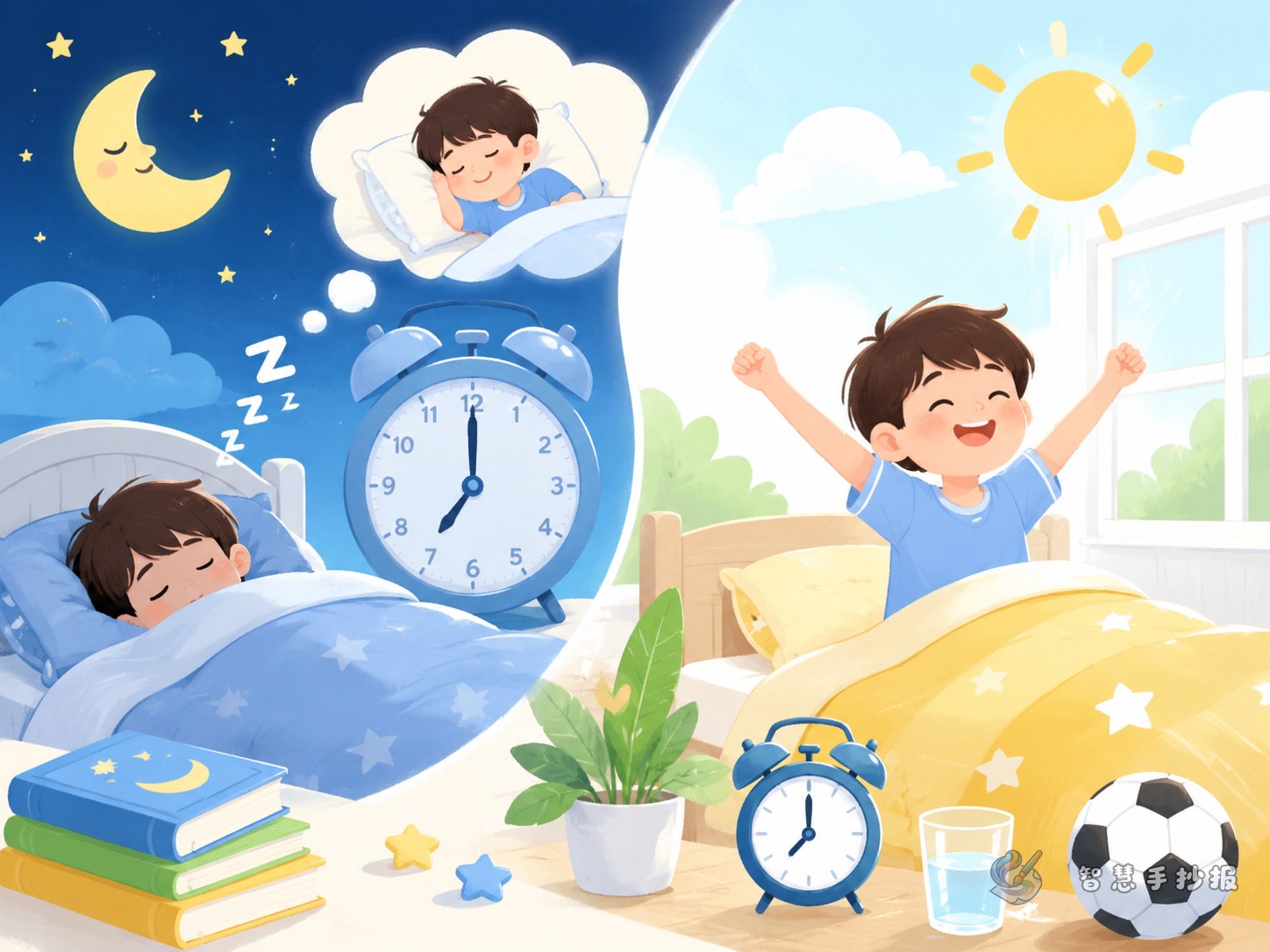 周末补觉真的能补回睡眠吗手抄报怎么写 - 智慧手抄报专题封面图