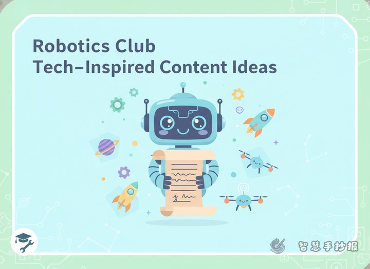 How to write a robot club handwritten newspaper with a stronger tech feel - Related topic thumbnail