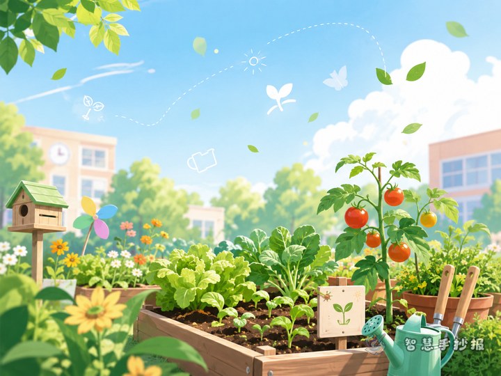 What sections work best for a school vegetable garden handwritten newspaper? - Related topic thumbnail