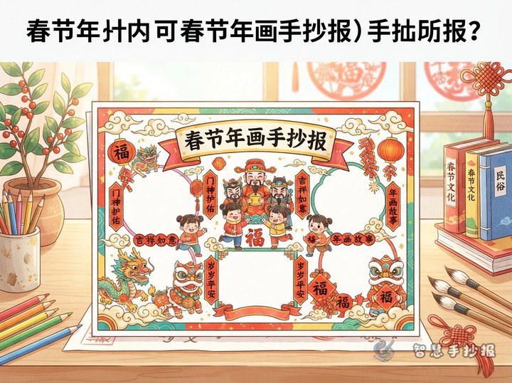 春节年画手抄报可以写哪些内容 - 相关内容封面