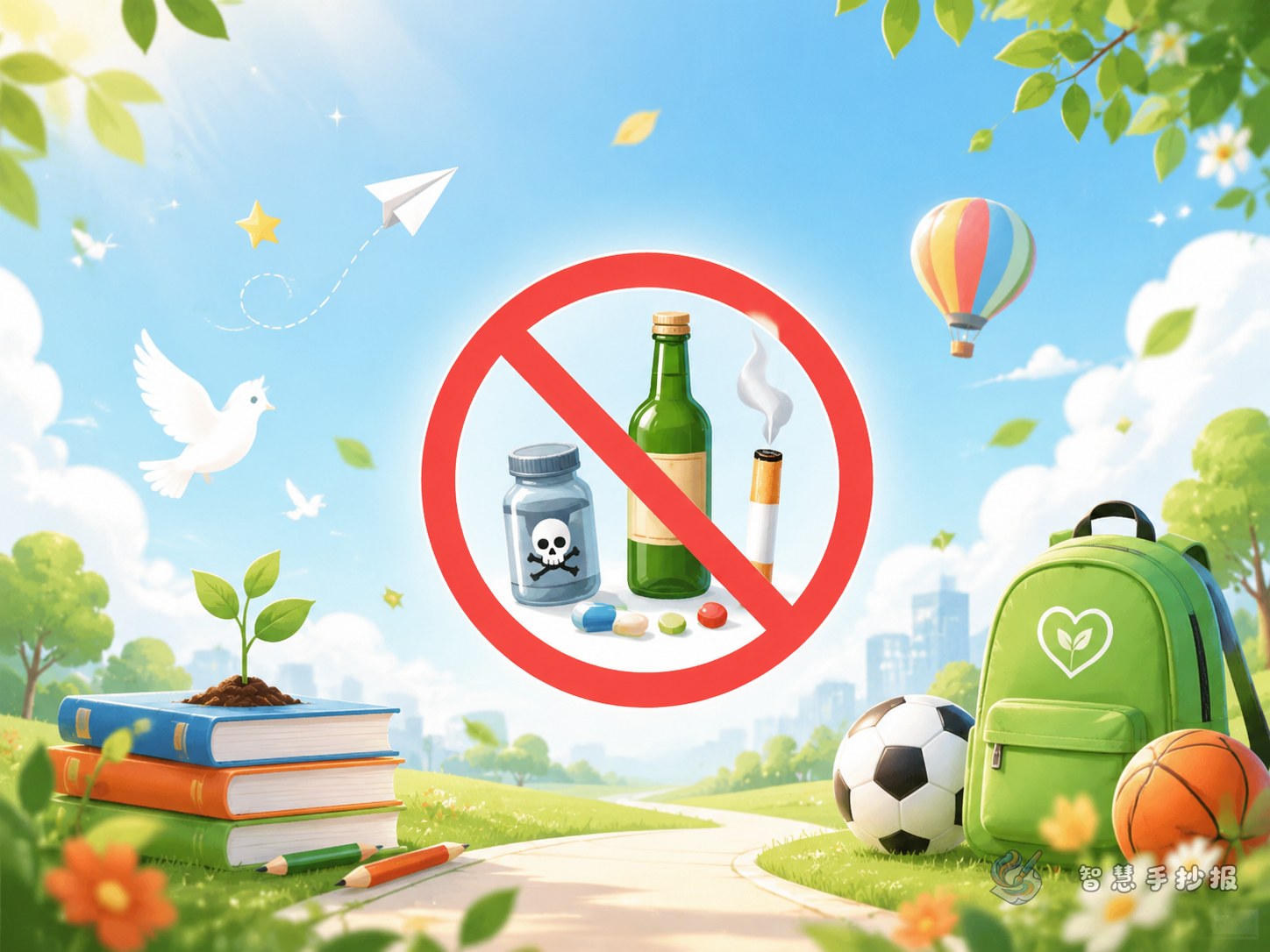 Why Teenagers Should Stay Away from Drugs, Tobacco, and Alcohol Poster Content - Poster topic cover image