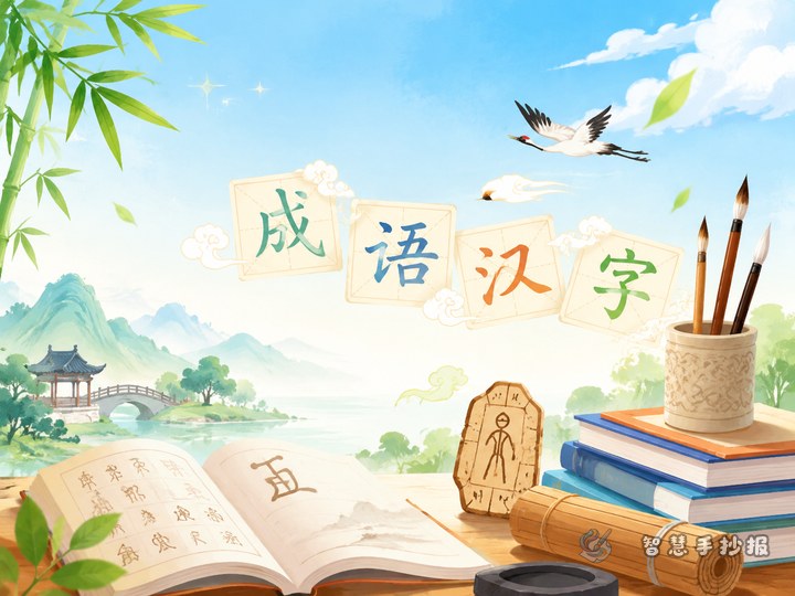 成语里的汉字文化手抄报写什么内容好 - 相关内容封面