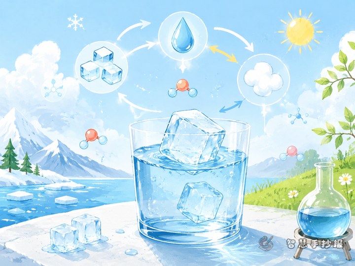 Why Does Ice Float on Water? Water States Handwritten Newspaper Ideas - Related topic thumbnail