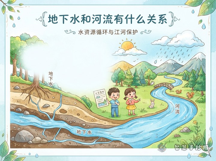 地下水和河流有什么关系手抄报怎么做 - 相关内容封面