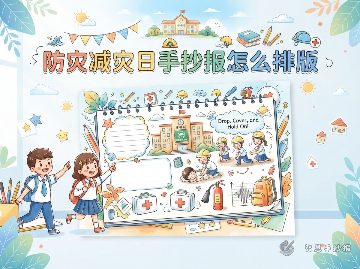 How to Lay Out a Disaster Prevention Day Poster That Focuses on Earthquake Safety - Poster topic cover image