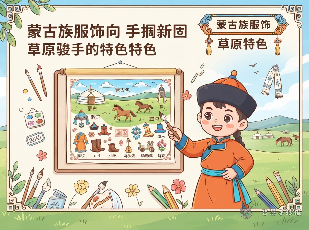 How to Make a Mongolian Clothing Poster with Grassland Character - Poster topic cover image