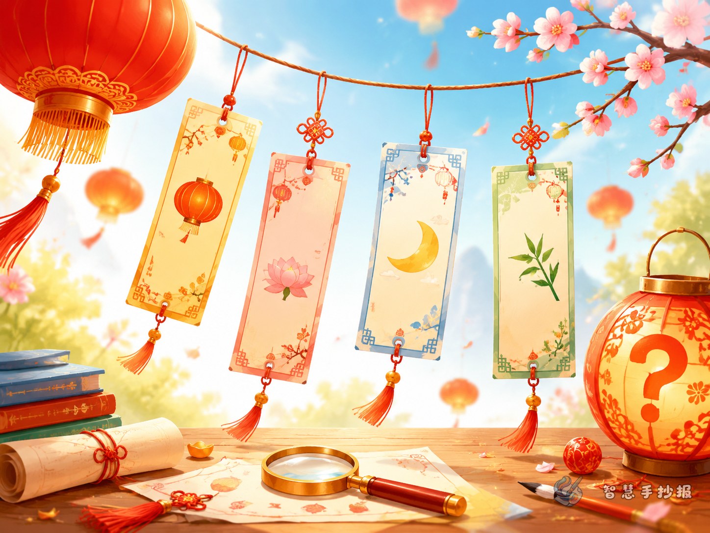 Can a Lantern Riddle Tabloid Include Classic Riddles and Answer Explanations? - Poster topic cover image