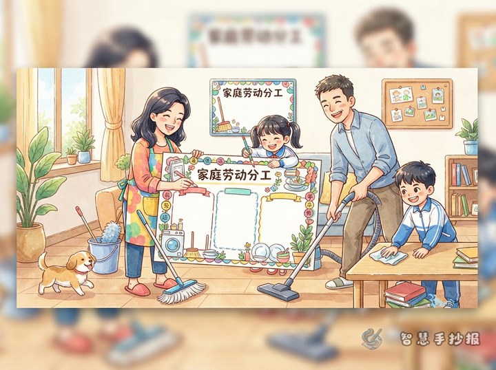 How Can a Family Chore Division Handwritten Newspaper Show Teamwork? - Related topic thumbnail