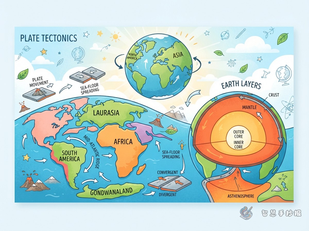 How to Make a Continental Drift Newspaper: From Puzzle Continents to Moving Plates - Poster topic cover image