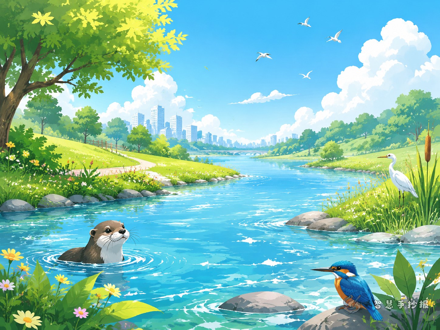 How can a hometown river and lake protection poster feel more connected to daily life? - Poster topic cover image
