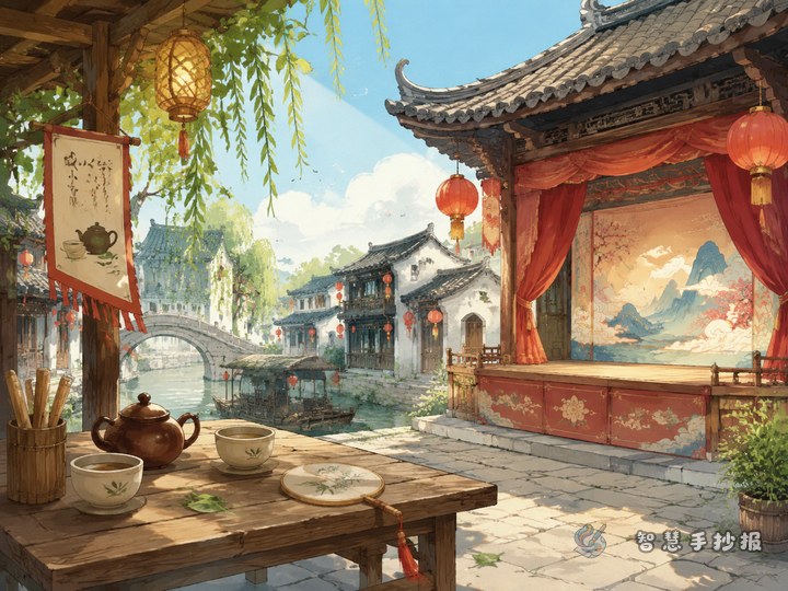 How to Make an Ancient-Town Teahouse and Stage Handwritten Newspaper with an Old-Street Feel - Related topic thumbnail