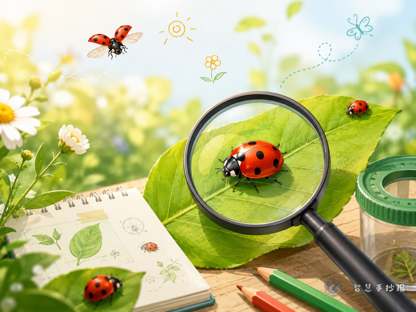Ladybug Observation Handwritten Poster: What Should I Write? - Poster topic cover image