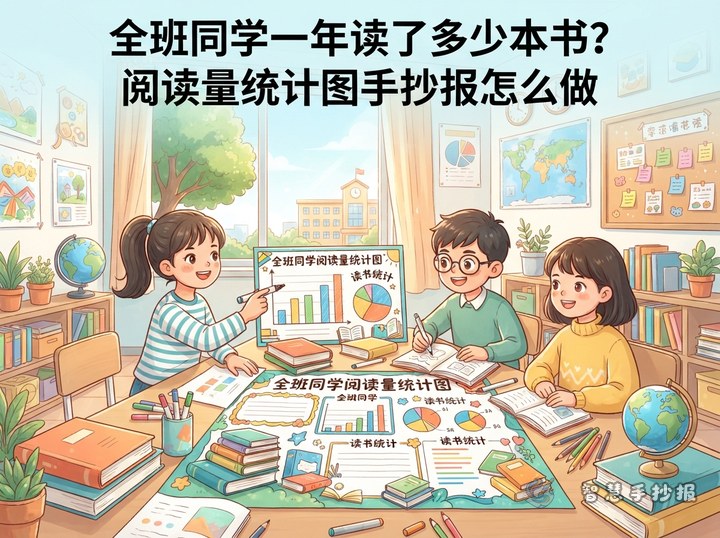 How Many Books Does Your Class Read in a Year? Making a Reading Statistics Poster - Sketch Topic Cover