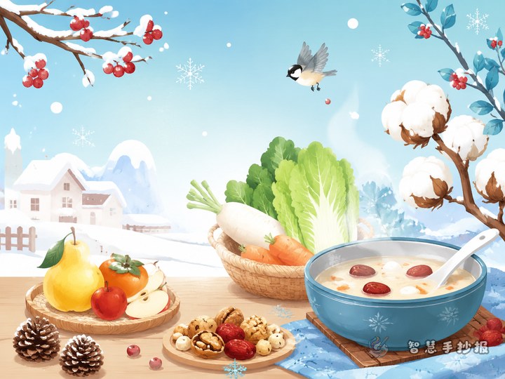 How to Make a Minor Snow Health and Seasonal Food Hand-Copied Newspaper - Related topic thumbnail