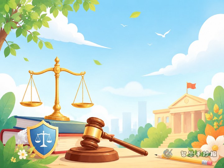 小学生法治安全手抄报写什么内容 - 相关内容封面