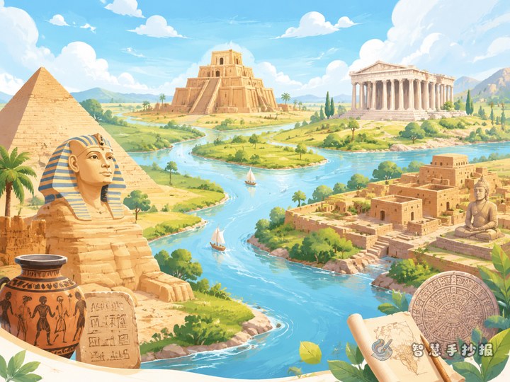 How to Write a Four Ancient Civilizations Handwritten Newspaper Through Rivers - Related topic thumbnail